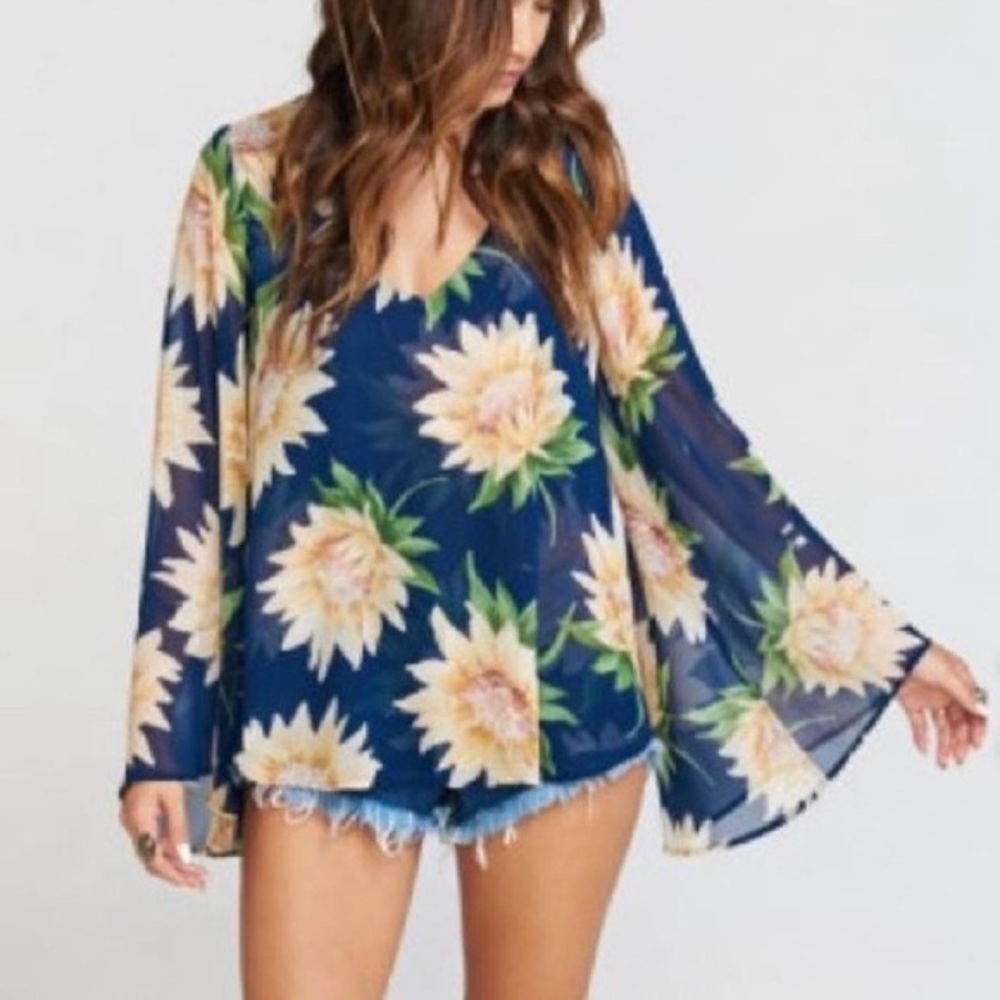 Show Me Your Mumu Hippie Dippie top in Sunflower Dreams size XS